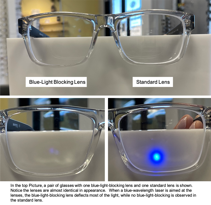 How do I know if my lenses block blue light?